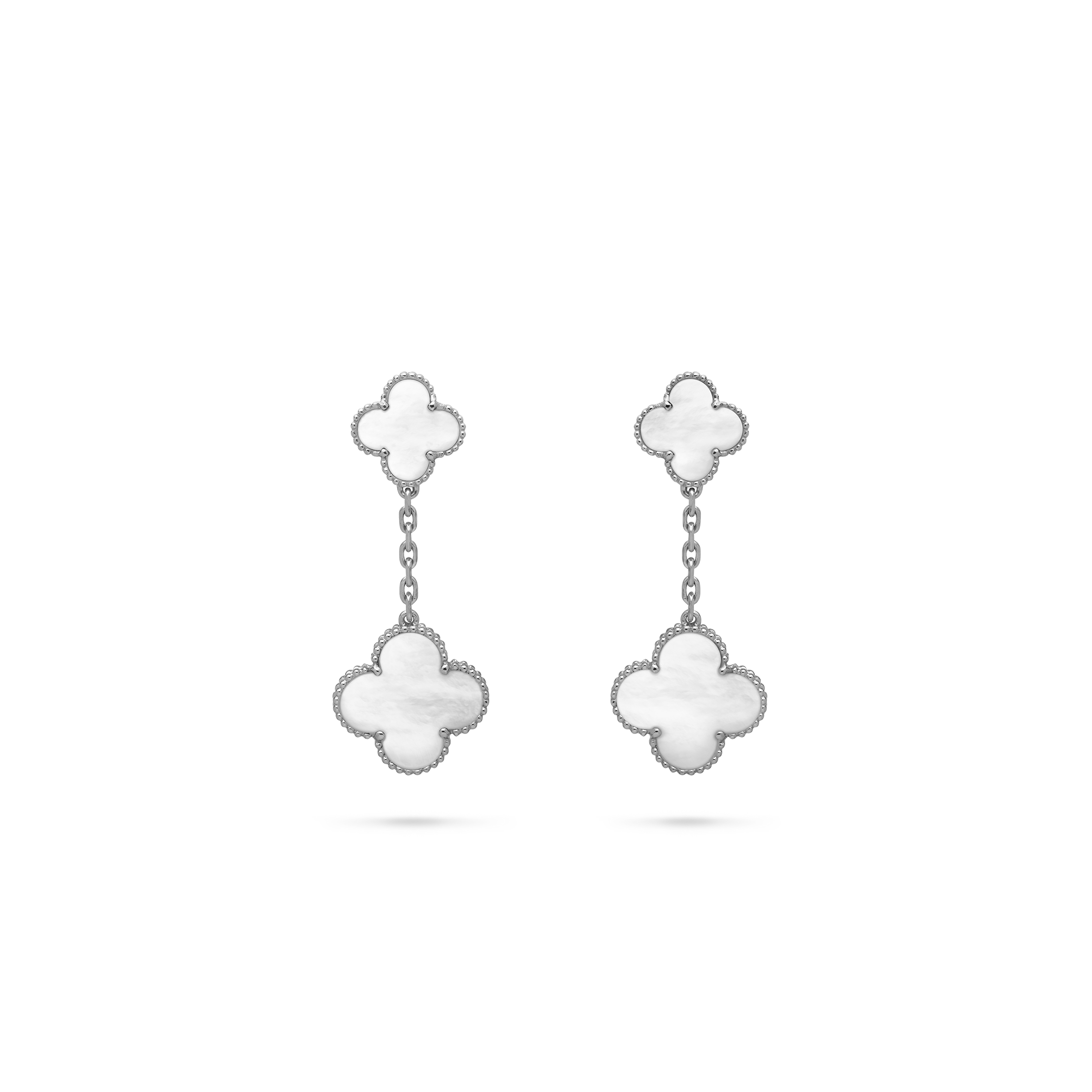 V*N CL*F arpels magic alhambra earrings, 2 motifs vcard78400